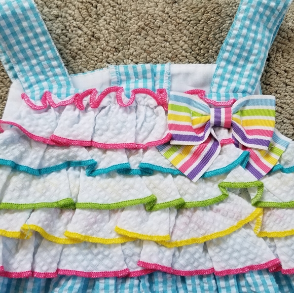 Emily Rose Seersucker Ice Cream Dress 2T - Picture 7 of 9